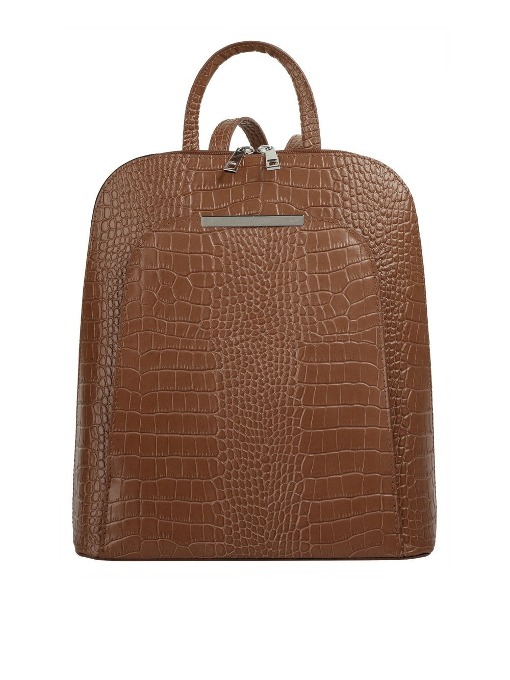 Cluty Rucksack Damen Leder gemustert