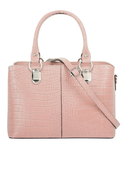 Cluty Umhängetasche Damen Leder gemustert