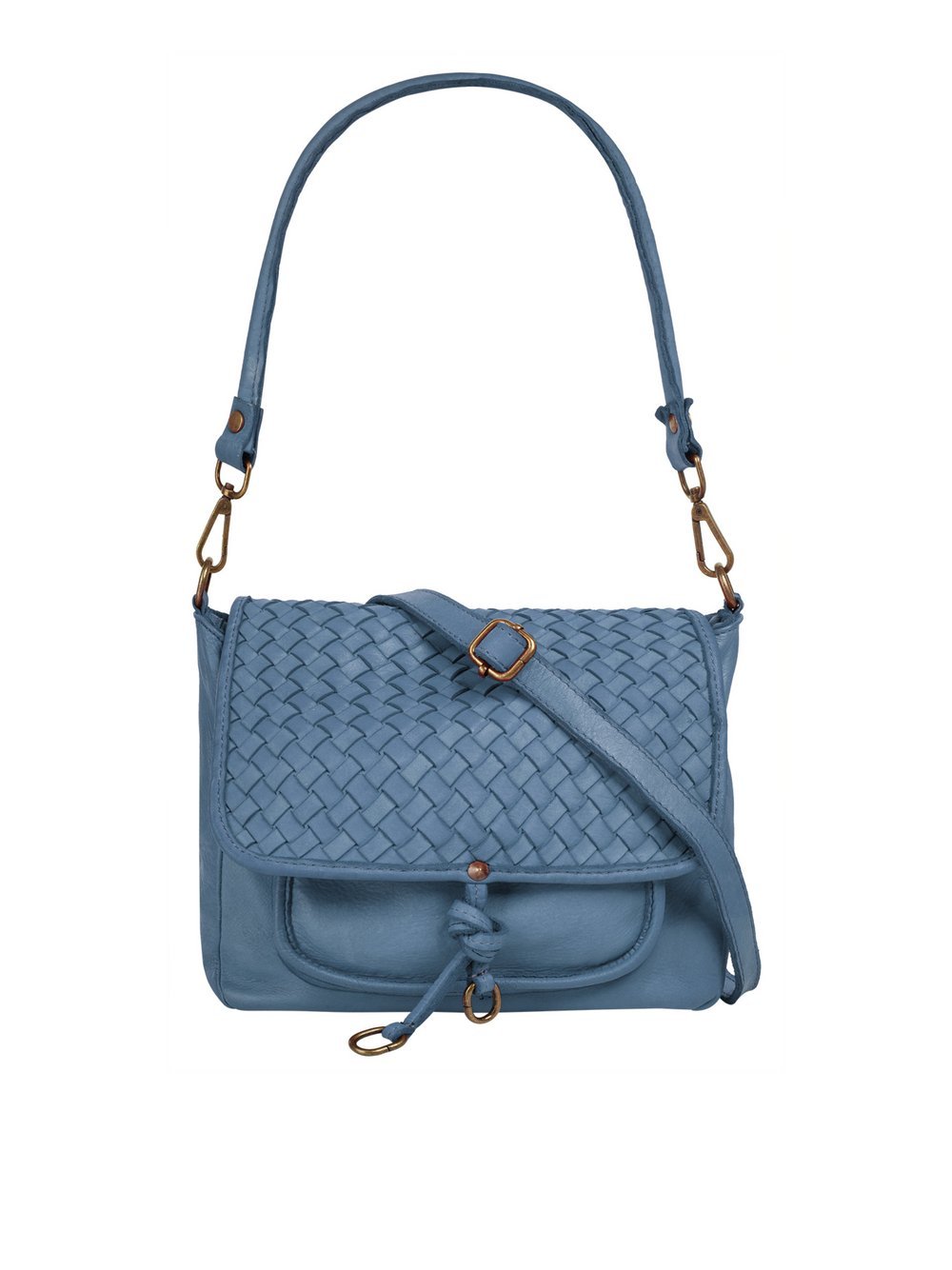 Samantha Look Umhängetasche Damen Leder gemustert