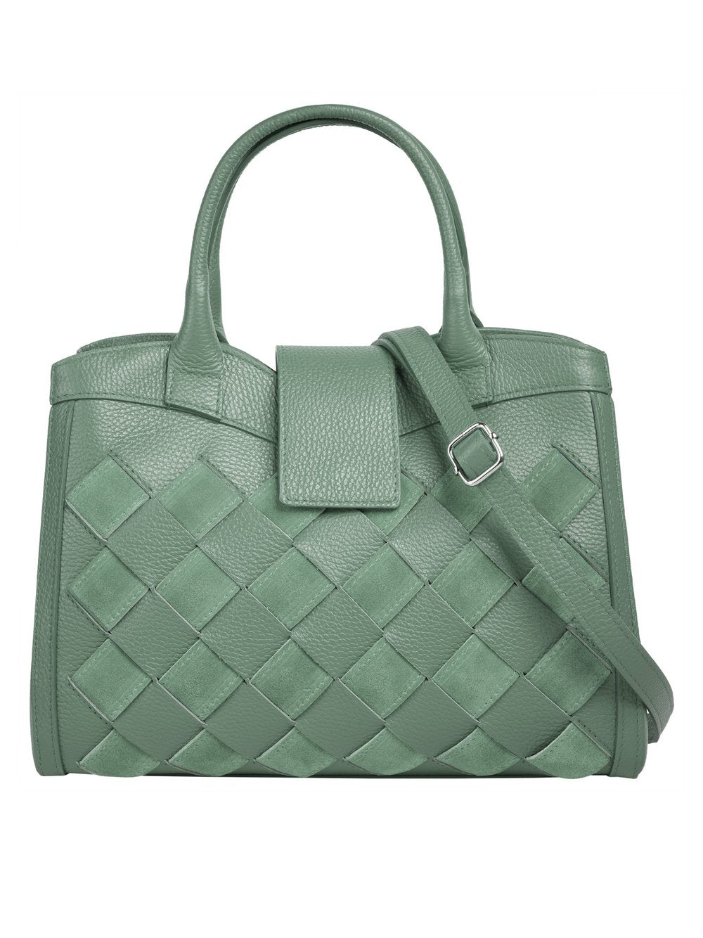 Samantha Look Handtasche Damen Leder gemustert