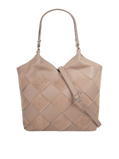 Samantha Look Shopper Damen Leder gemustert