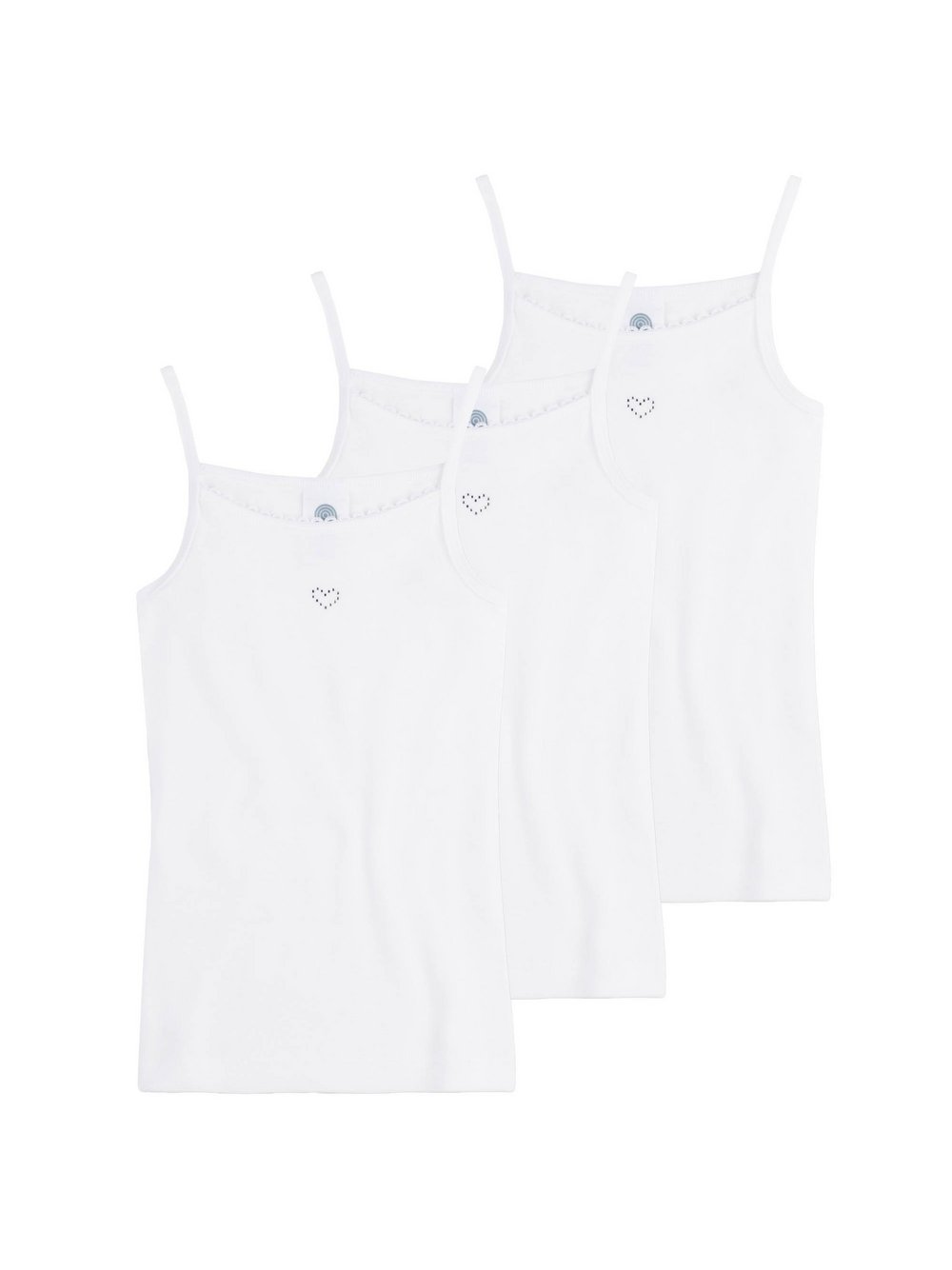 Sanetta Unterhemd 3er Pack Mädchen Baumwolle