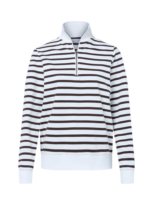 Marie Lund Sweatshirt Damen Baumwolle gestreift