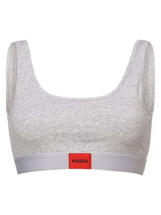 HUGO Bustier Damen Baumwolle meliert