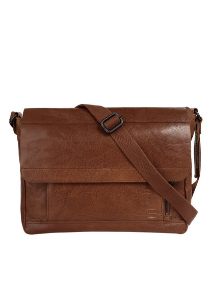 Spikes & Sparrow Messenger Damen Leder