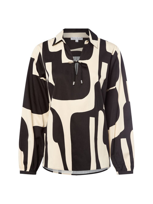 Marie Lund Blusenshirt Damen Baumwolle gemustert