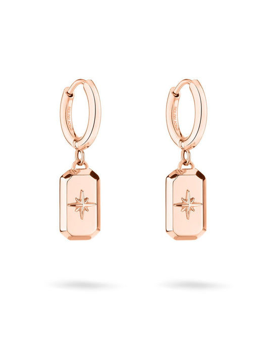 Fynch-Hatton Ohrringe Damen Edelstahl roségold