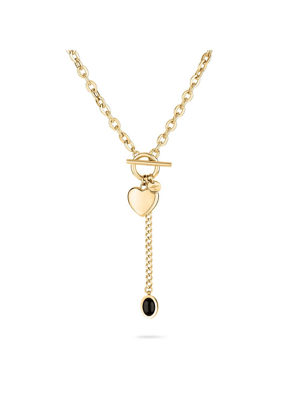 Fynch-Hatton Halskette Damen Edelstahl roségold