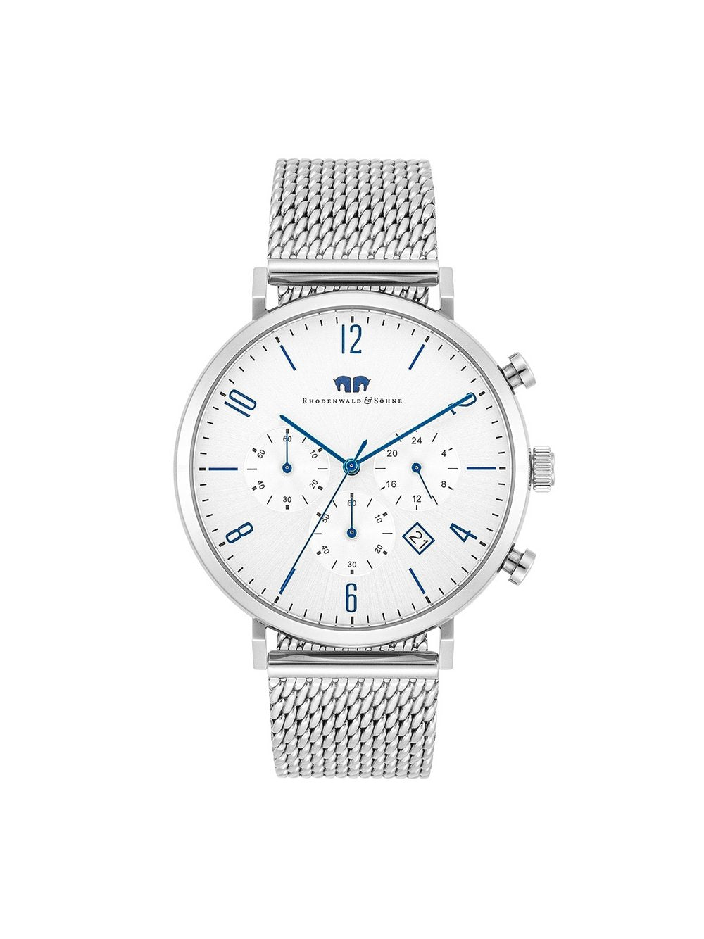 Rhodenwald & Söhne Armband-Uhr Chronograph -Arakon Herren Edelstahl