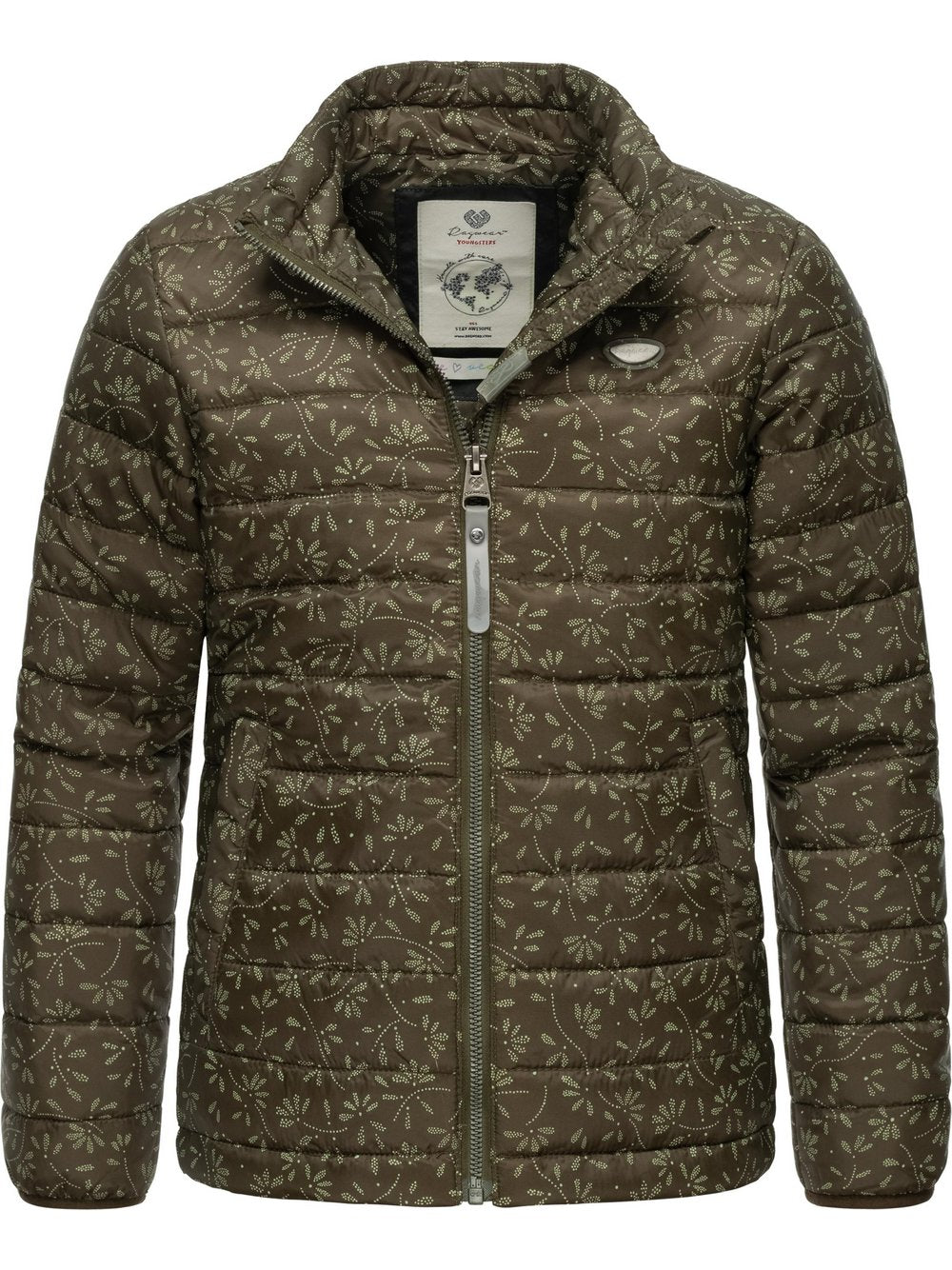 Ragwear Steppjacke Mädchen bedruckt