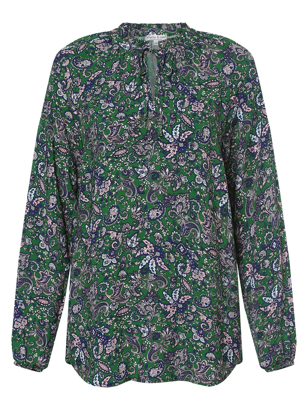 Marie Lund Bluse Damen Viskose gemustert