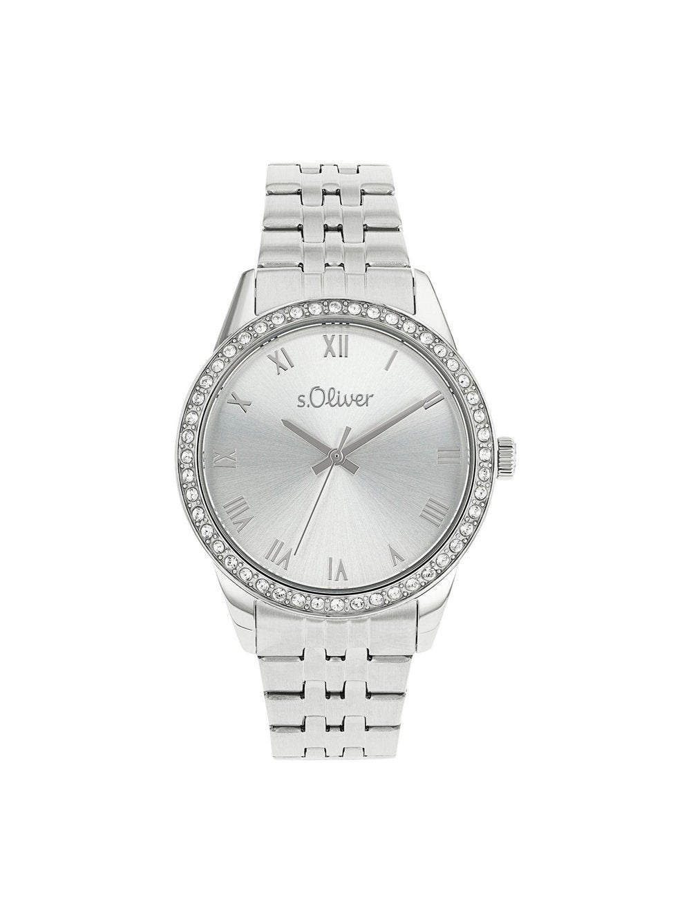 s.Oliver Quarzuhr Herren Leder