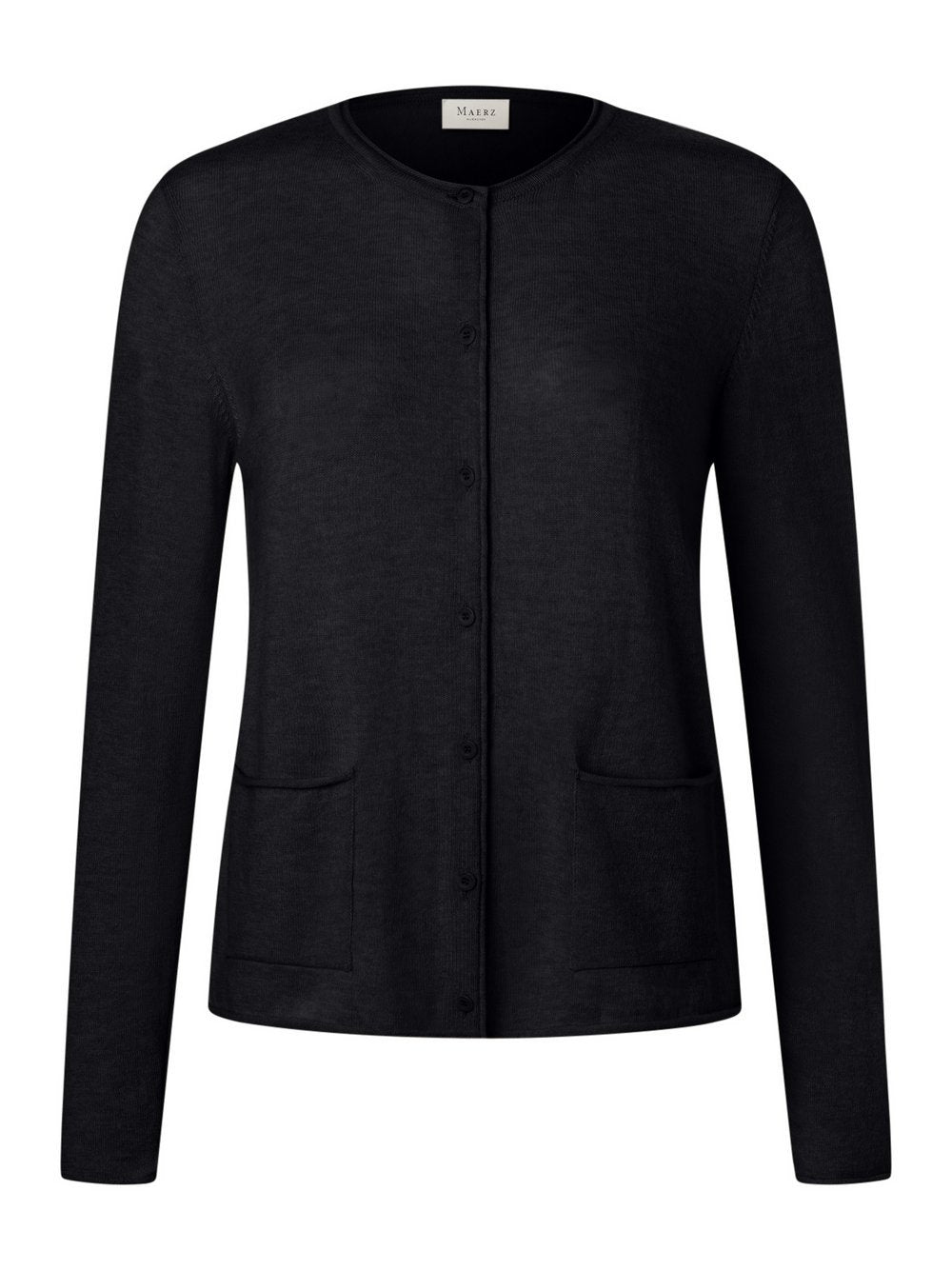 MAERZ Strickjacke aus Merino Damen Feinstrick meliert