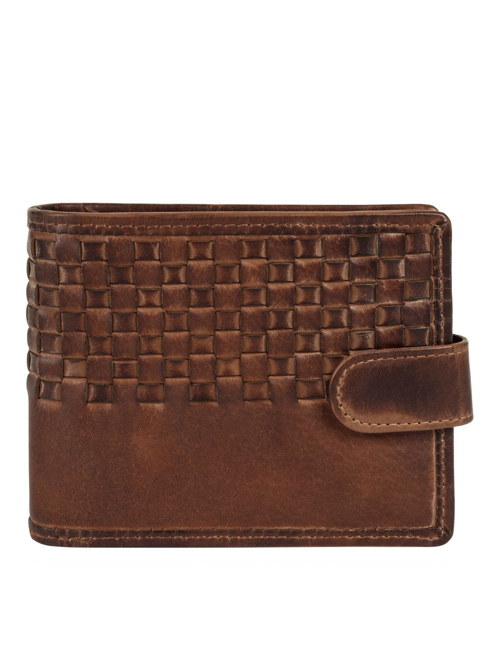 BAGAN Geldbörse Damen Leder gemustert