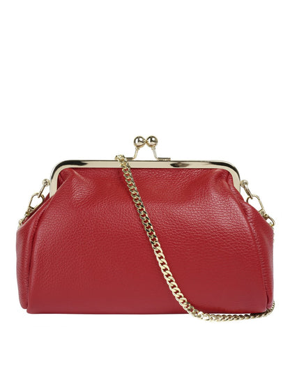 Cluty Abendtasche Damen Leder