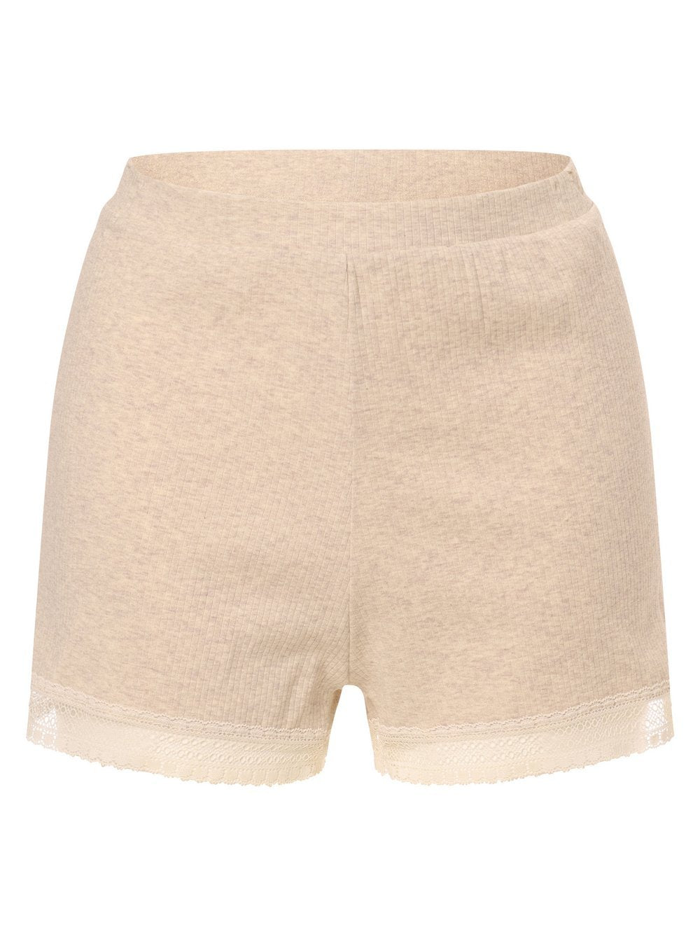 sloggi Pyjama-Shorts Damen Baumwolle meliert