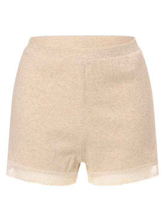 sloggi Pyjama-Shorts Damen Baumwolle meliert
