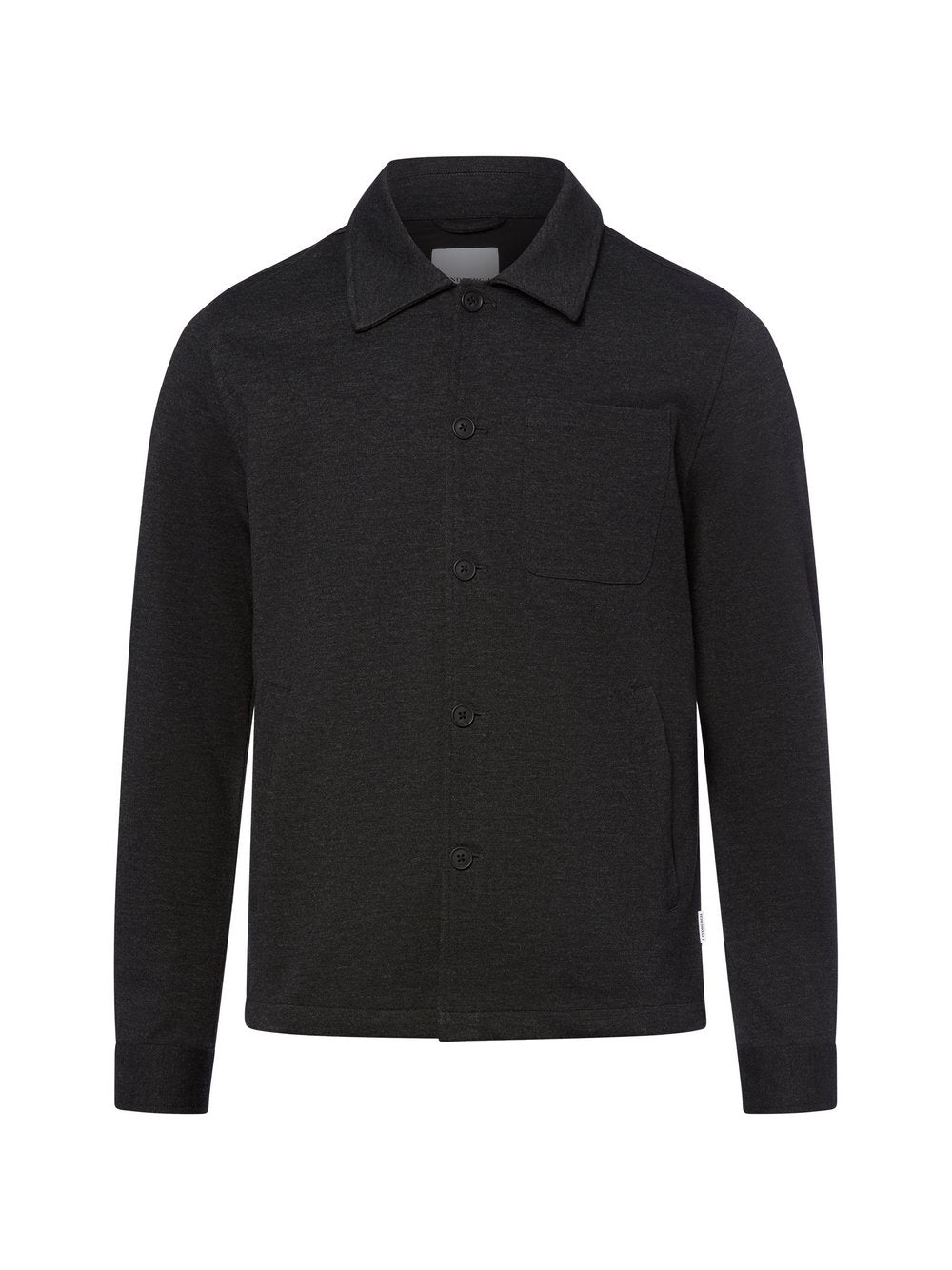 Lindbergh Hemd Herren Regular Fit Viskose meliert