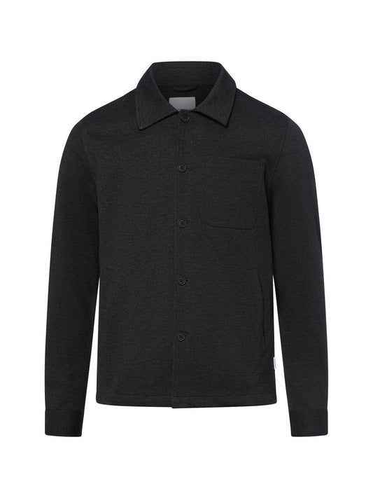 Lindbergh Hemd Herren Regular Fit Viskose meliert