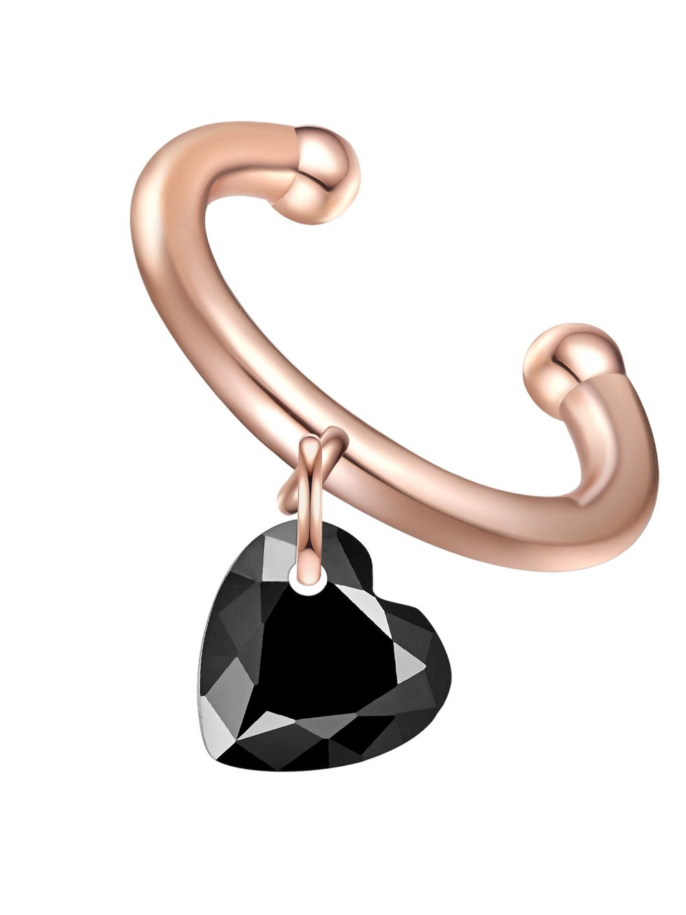 Glanzstücke München Ohrklemme Damen Sterlingsilber roségold