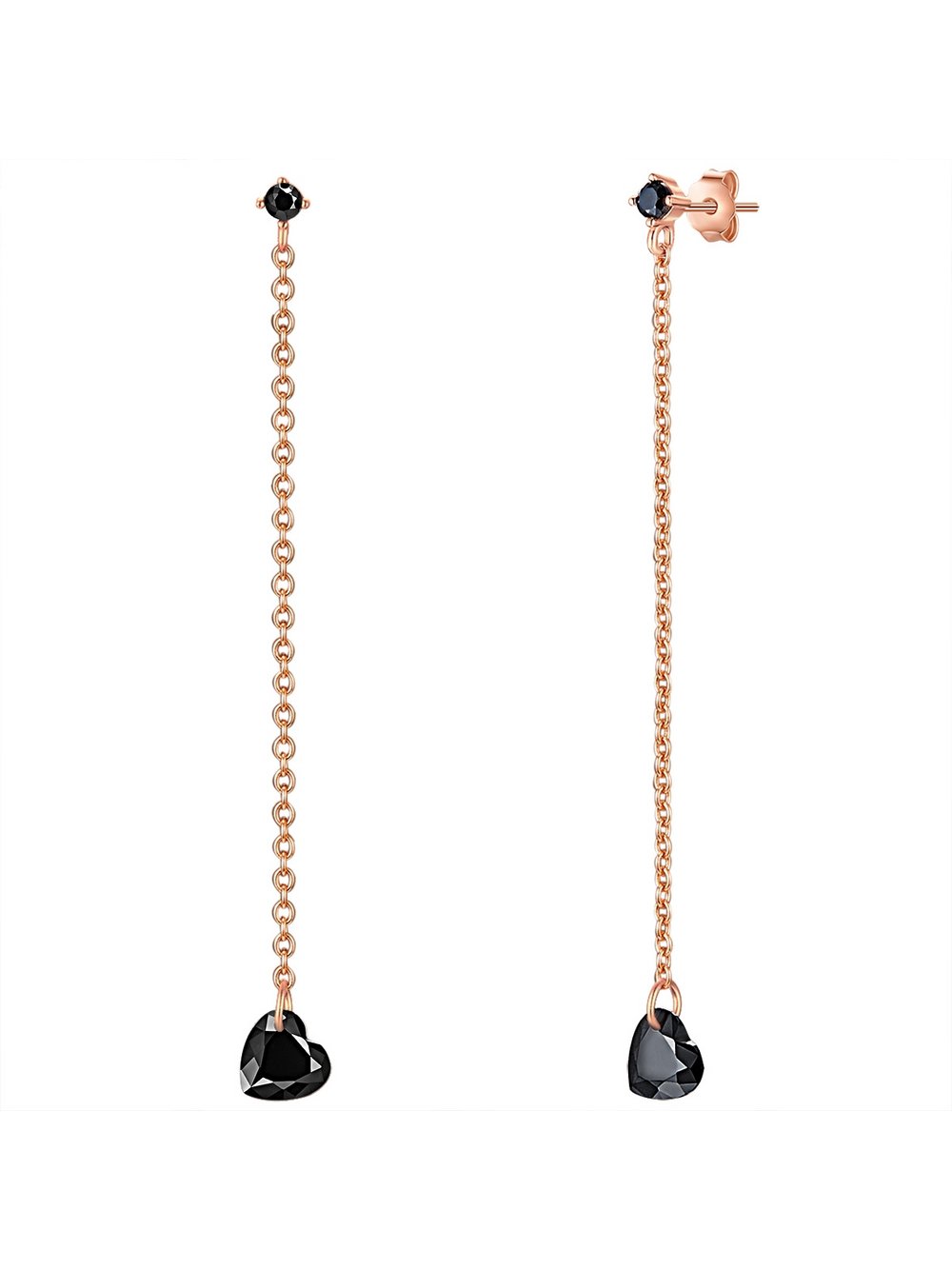 Glanzstücke München Silberohrhänger Damen Sterlingsilber roségold