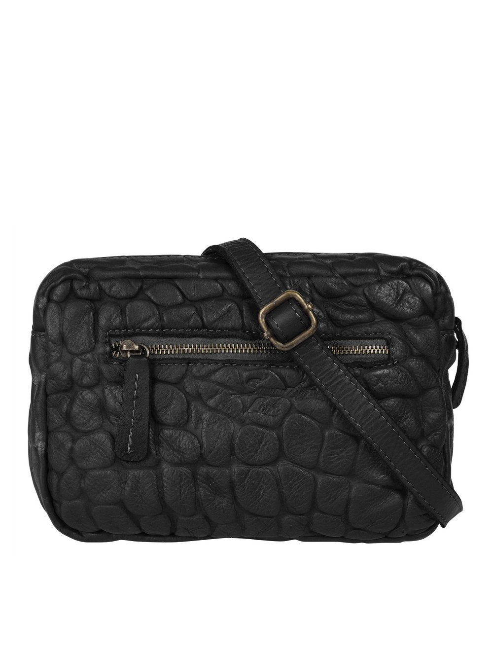 Samantha Look Umhängetasche Damen Leder gemustert