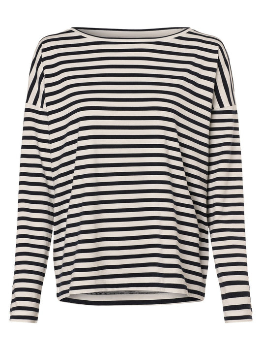 Mey Pyjama-Shirt Damen Baumwolle gestreift