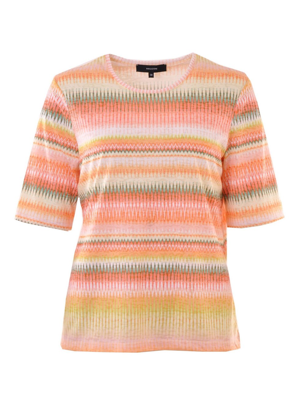 Navigazione Shirt Damen Viskose gestreift