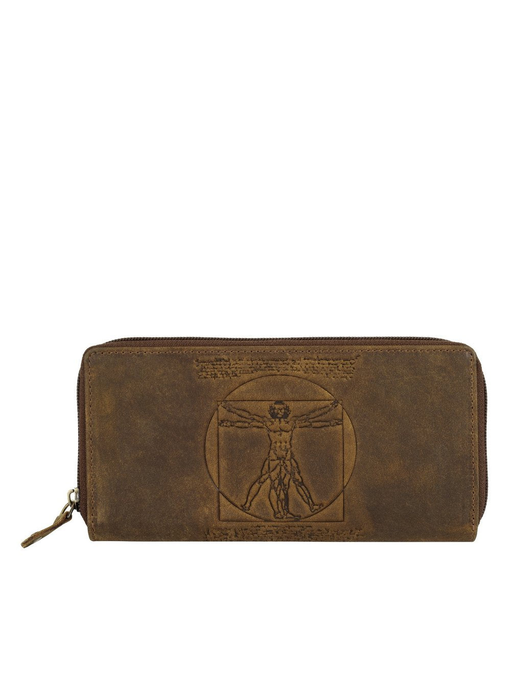 Landleder Geldbörse Damen Leder gemustert