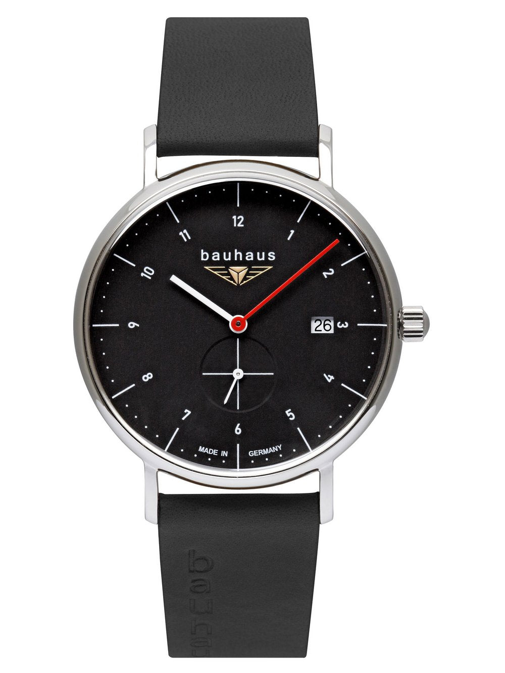 Bauhaus Armbanduhr Quarz 2130-1 Herren Edelstahl