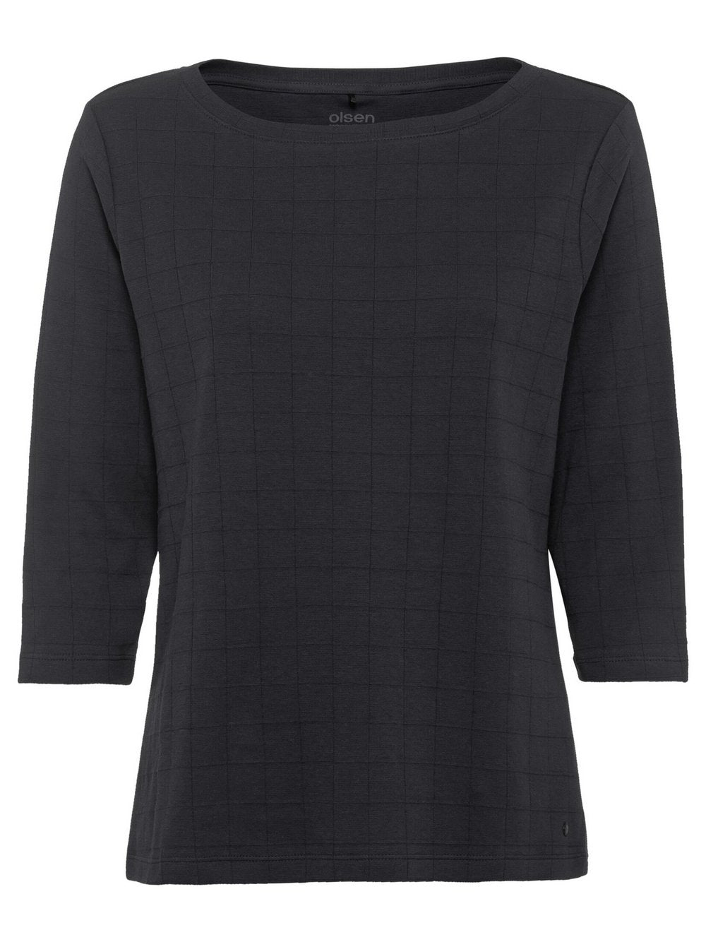 Olsen Shirt Damen Baumwolle kariert