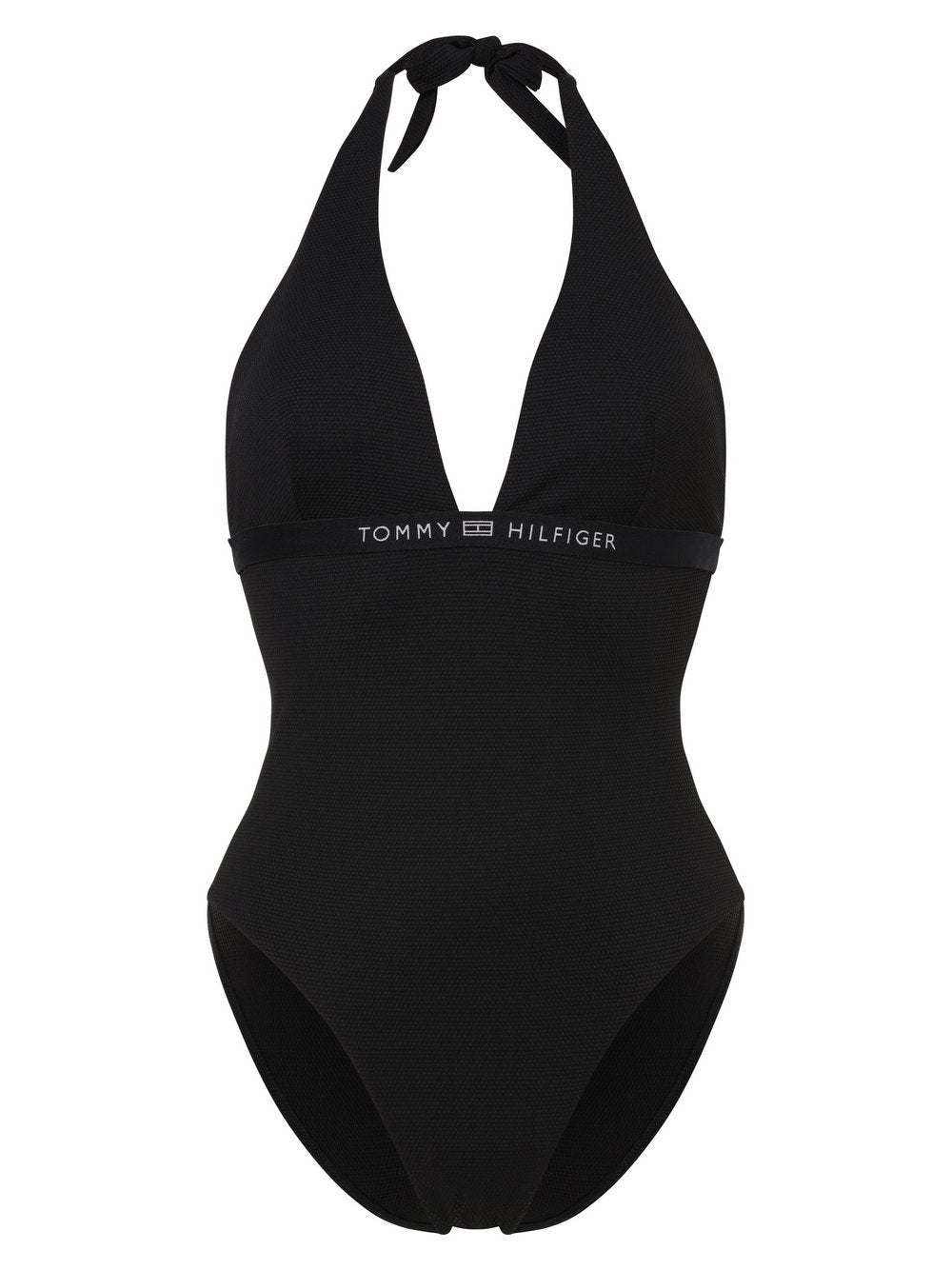 Tommy Hilfiger Badeanzug Damen Polyamid strukturiert