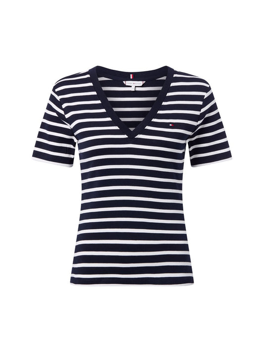 Tommy Hilfiger T-Shirt Damen Baumwolle gestreift