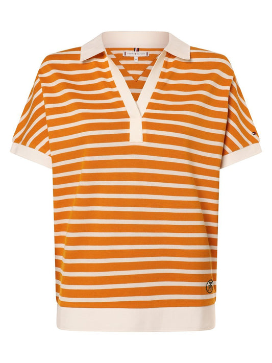 Tommy Hilfiger Poloshirt Damen Lyocell gestreift