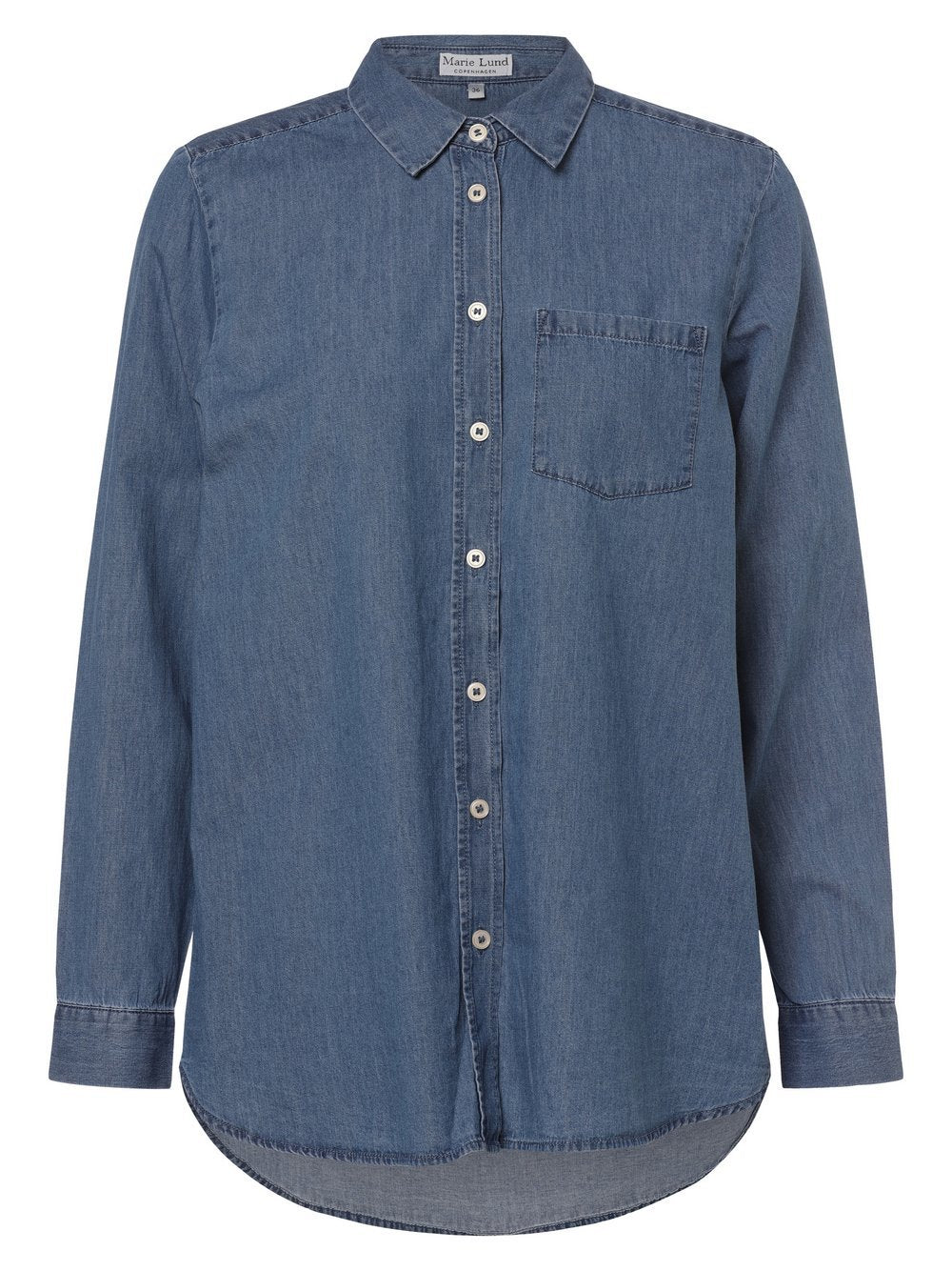 Marie Lund Jeansbluse Damen Baumwolle