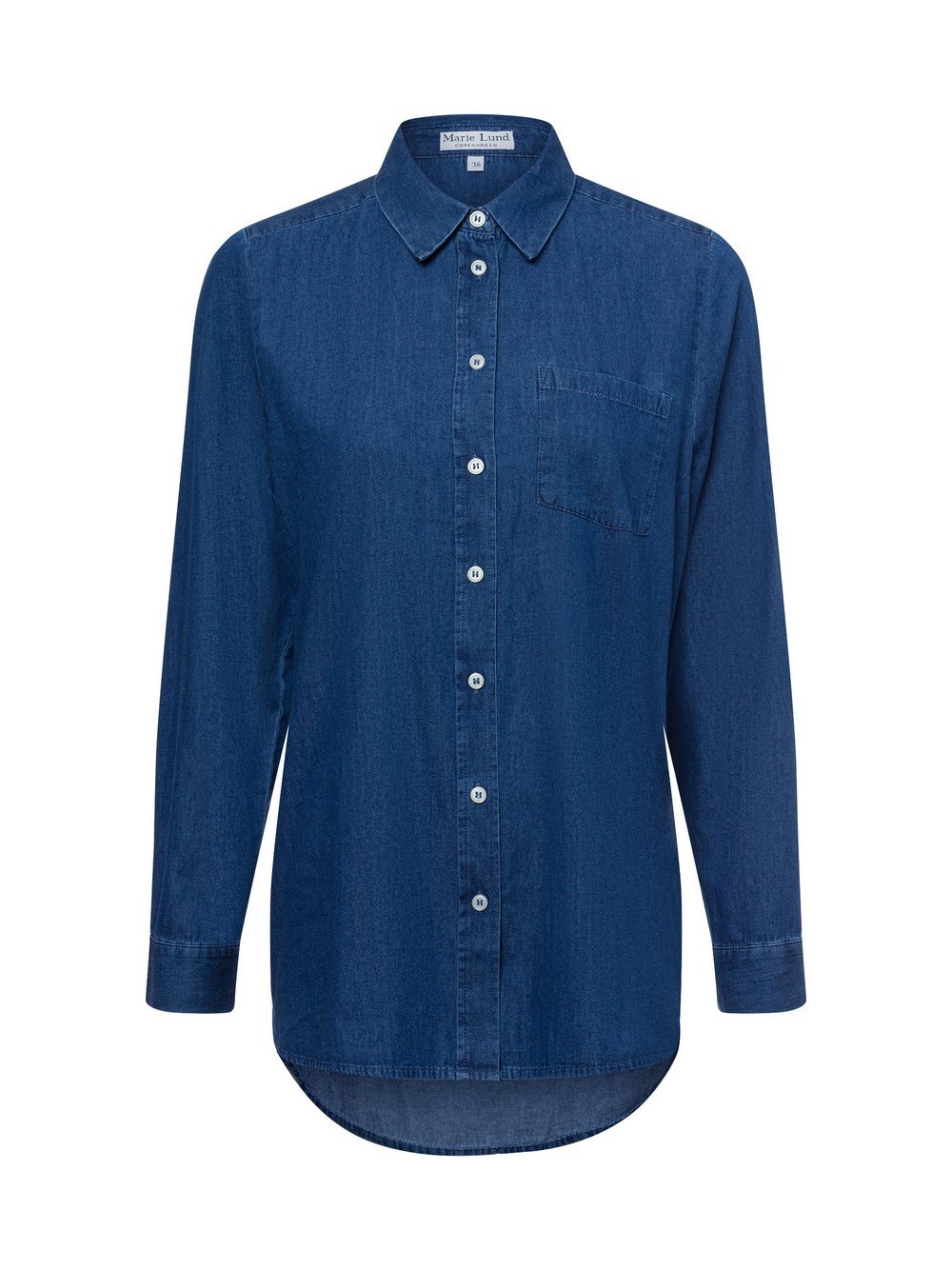 Marie Lund Jeansbluse Damen Baumwolle