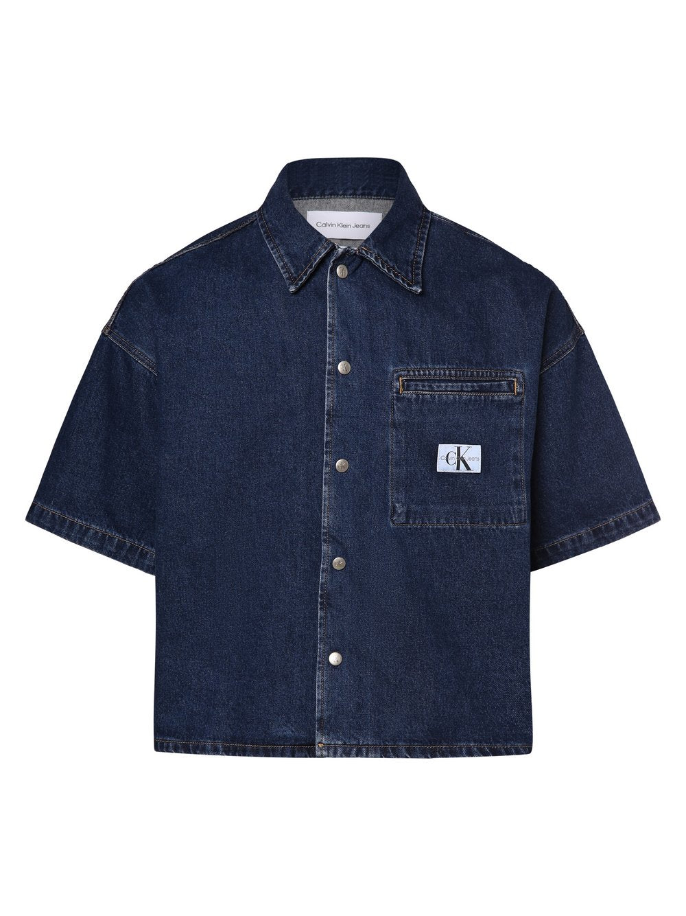 Calvin Klein Jeans Jeanshemd Herren Comfort Fit Baumwolle