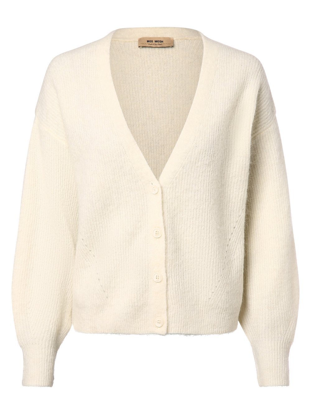 MOS MOSH Strickjacke mit Alpaka-Anteil Damen Wolle