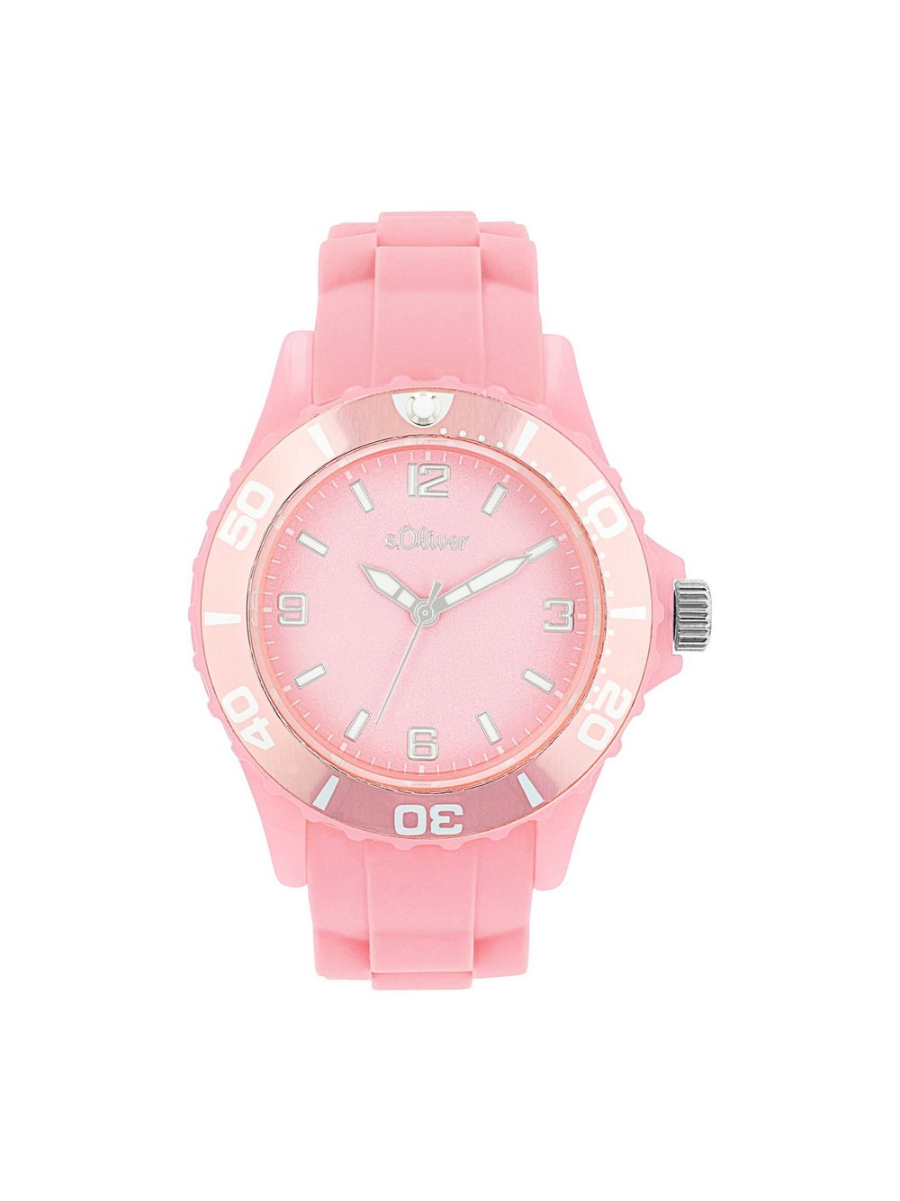 s.Oliver Quarzuhr Herren Leder