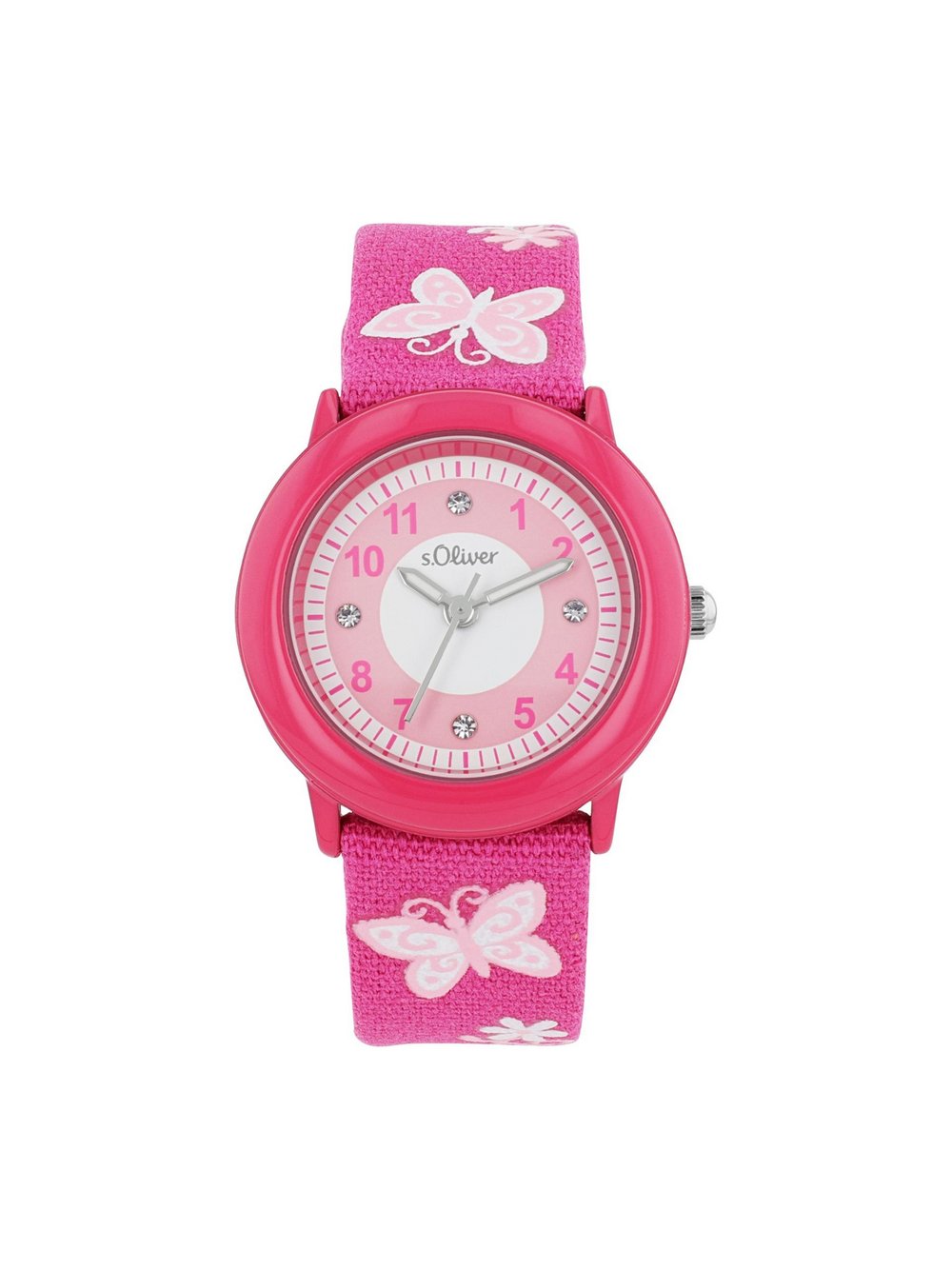 s.Oliver Quarzuhr Herren Leder