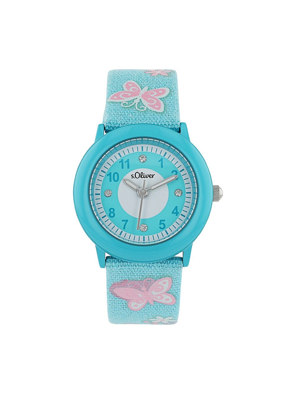 s.Oliver Quarzuhr Herren Leder