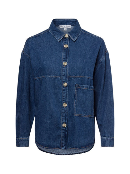 Marie Lund Jeansbluse Damen Baumwolle