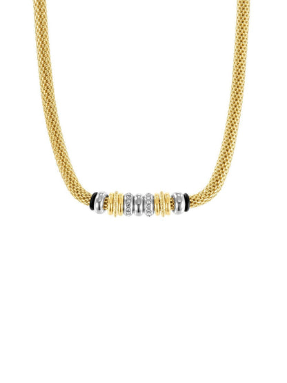 s.Oliver Kette mit Anhänger Herren Edelstahl