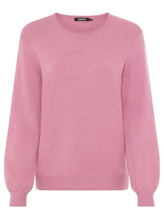 Olsen Strickpullover Damen Feinstrick meliert