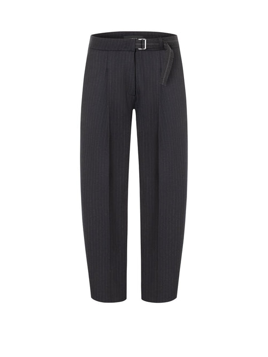 Cambio Bundfaltenhose mit Woll-Anteil Damen gestreift