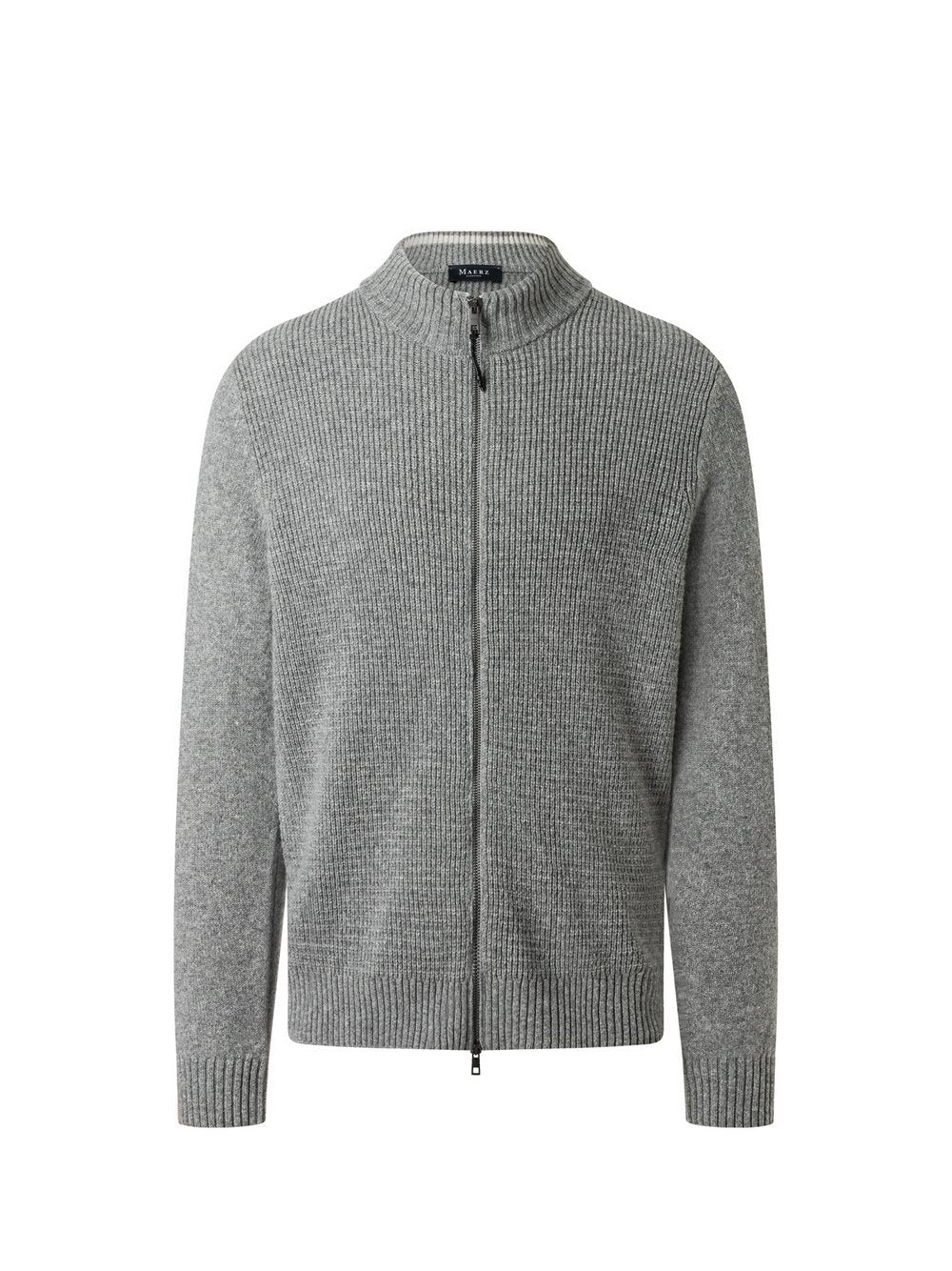 MAERZ Strickjacke Herren Schurwolle meliert