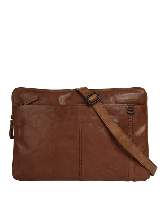 Spikes & Sparrow Dokumententasche Damen Leder