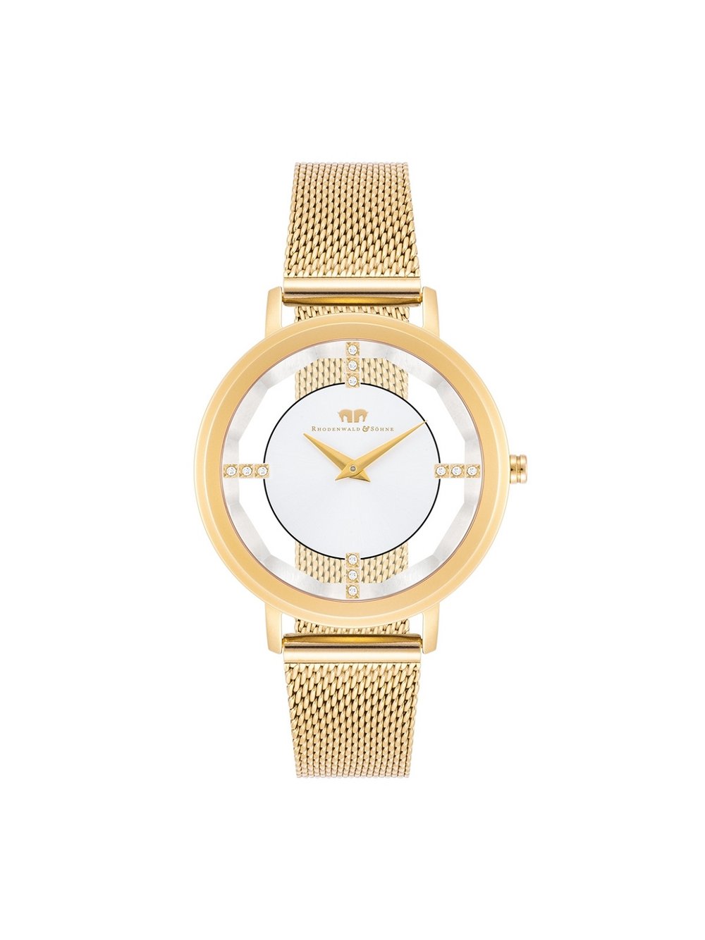 Rhodenwald & Söhne Quarzuhr Damen Edelstahl