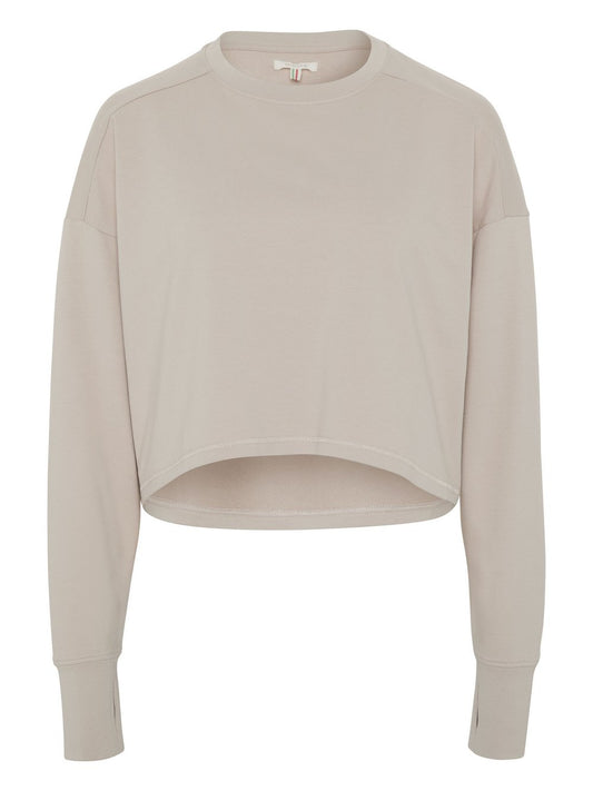 Detto Fatto Yoga-Sweatshirt Damen Viskose