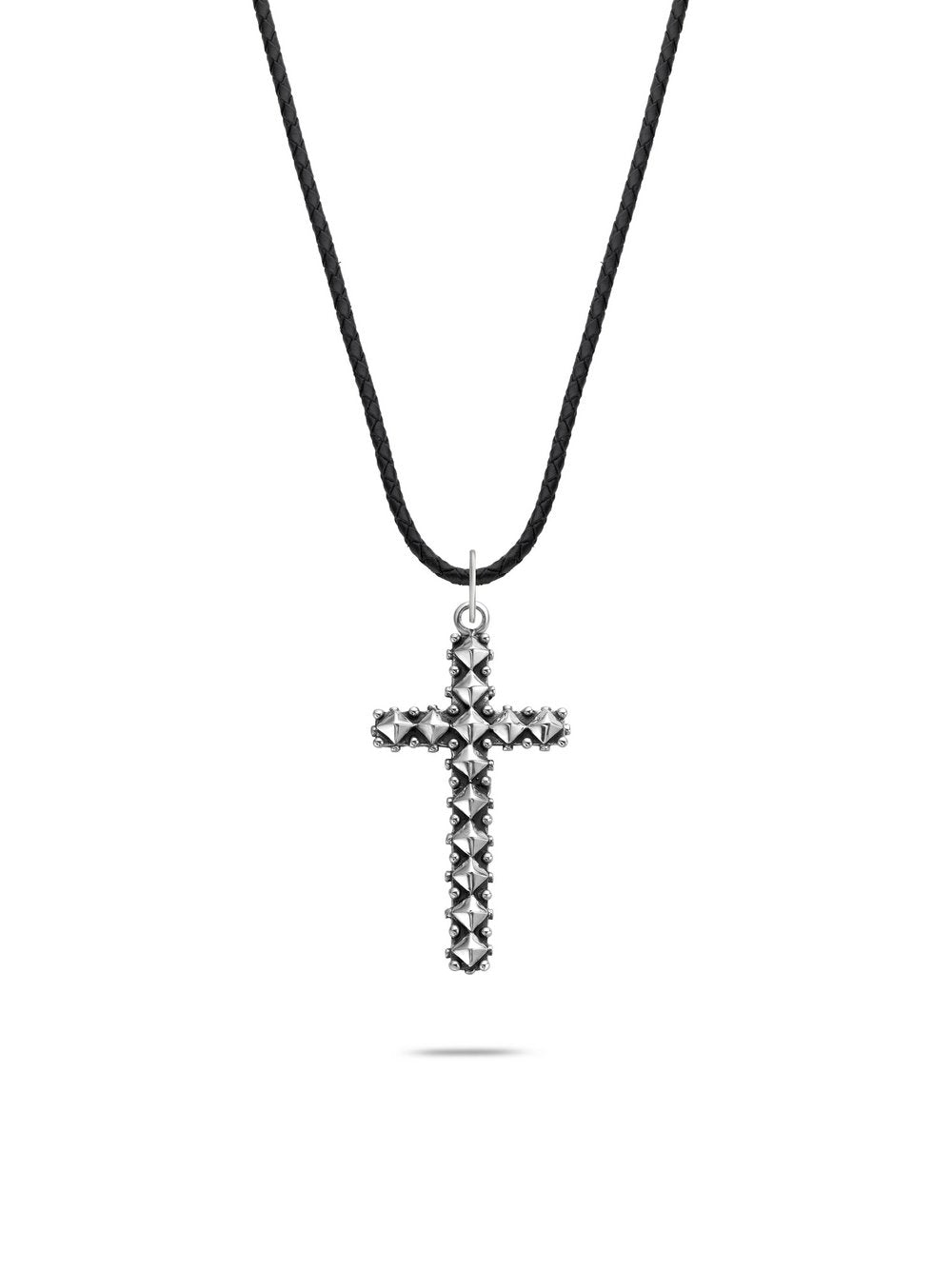 Rebel & Rose Halskette Damen Leder gemustert